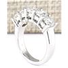 Image 3 : 2.56 CTW Natural Diamond Ring 14k Solid White Gold