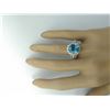 Image 5 : 9.32 CTW Zircon 18K White Gold Diamond Ring