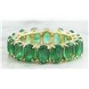 Image 1 : 6.16 CTW Emerald 14K Yellow Gold Ring