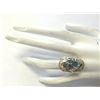 Image 4 : 7.35 CTW Natural Aquamarine And Diamond Ring In 14K Yellow Gold
