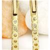 Image 4 : 0.90 CTW Natural Diamond 14K Solid Yellow Gold Earrings