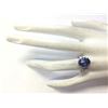 Image 4 : 4.19 CTW Natural Tanzanite And Diamond Ring In 18K White Gold