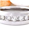 Image 1 : 1.17 CTW Natural Diamond 18K Solid White Gold Ring