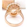 Image 3 : 6.82 CTW Natural Morganite 18K Solid Rose Gold Diamond Ring