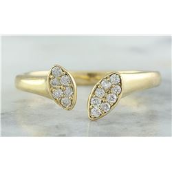 0.15 CTW 18K Yellow Gold Diamond Ring