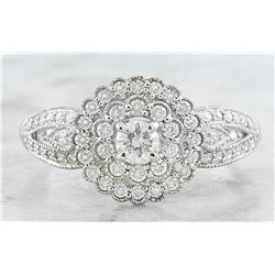 0.46 CTW Diamond 14K White Gold Ring
