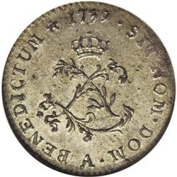 	1739-A SOU M French Colonies Sou Marque MS63 NGC. Vlac 1739-A