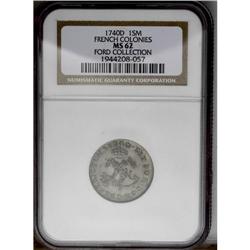 	1740-D Sou Marque MS62 NGC. Vlack-72, R.4. Breen-451, " 1740-D