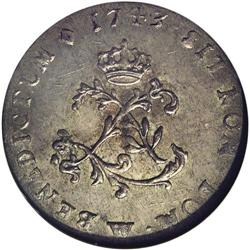 	1743-W SOU M French Colonies Sou Marque MS63 NGC. Vlac 1743-W