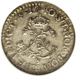 	1740-BB 1/2 SOU M French Colonies Half Sou Marque MS62 1740-BB