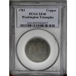 	1783 TOKEN Georgius Triumpho Token XF40 PCGS. Breen-11 1783