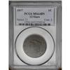 Image 1 : 	1817 1C 13 Stars MS64 Brown PCGS. N-13, R.1. A satiny 1817