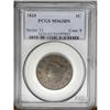 Image 3 : 	1824 1C MS63 Brown PCGS. N-2, R.2. The reverse die is 1824