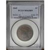 Image 1 : 	1849 1C MS63 Brown PCGS. N-4, R.1. Grellman Die State 1849