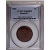 Image 1 : 	1856 1C Slanted 5 MS65 Brown PCGS. N-16, R.2. The earl 1856