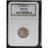 Image 1 : 	1873 1C Closed 3 MS66 Red and Brown NGC. The usually s 1873