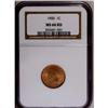 Image 1 : 	1900 1C MS66 Red NGC. Both sides are drenched in origi 1900