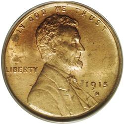 	1915-S 1C MS64 Red PCGS. Ex: Ron Bozarth Collection. M 1915-S