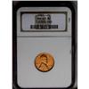 Image 1 : 	1956 1C MS67 Red NGC. Lustrous coppery-gold surfaces r 1956