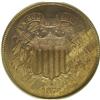Image 1 : 	1873 2C Closed 3 PR63 Red and Brown PCGS. Only 600 two 1873