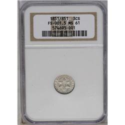 	1851/851 3CS MS61 NGC. FS-001.5. The secondary images 1851/851