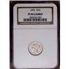 Image 1 : 	1876 3CN PR66 Cameo NGC. The contrast on this untoned 1876