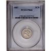 Image 1 : 	1887 3CN PR66 PCGS. Sharply struck with glittering unt 1887