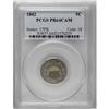 Image 1 : 	1882 5C PR64 Cameo PCGS. This exquisitely struck near- 1882