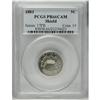 Image 1 : 	1883 5C PR66 Cameo PCGS. This beautiful Gem proof disp 1883