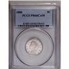 Image 1 : 	1886 5C PR66 Cameo PCGS. Dynamic reflectivity flashes 1886