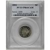Image 1 : 	1892 5C PR66 Cameo PCGS. Faint bluish color over light 1892