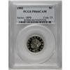 Image 1 : 	1902 5C PR66 Cameo PCGS. Brilliant and exquisitely str 1902