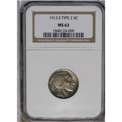 	1913-S 5C Type Two MS63 NGC. This is a lovely example 1913-S