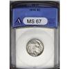 Image 3 : 	1916 5C MS67 ANACS. A Superb, boldly struck example en 1916