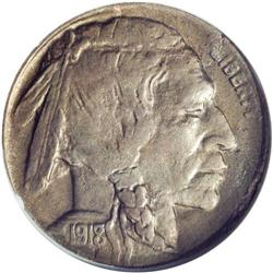 	1918/7-D 5C --Cleaned--ANACS. AU50 Details. Along with 1918/7-D