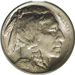 	1919-S 5C MS64 PCGS. Although not fully struck, this l 1919-S