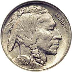 	1920-D 5C MS64 NGC. A lustrous medium golden-gray near 1920-D