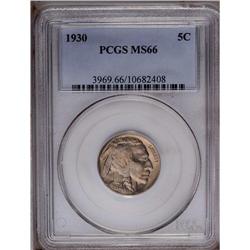	1930 5C MS66 PCGS. Brilliant lustrous surfaces with su 1930