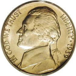 	1939-D 5C Reverse of 1940 MS66 Full Steps PCGS. Ex: Om 1939-D