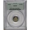 Image 3 : 	1832 H10C MS66 PCGS. V-2, LM-12, R.2. Repunching shows 1832