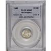 Image 3 : 	1840 H10C No Drapery MS65 PCGS. Silver-gray frosty sur 1840