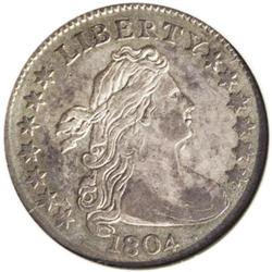 	1804 10C 13 Stars on Reverse--Whizzed--ANACS. VF30 Det 1804