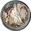 Image 1 : 	1875 10C PR67 Cameo PCGS. A Superb Cameo proof with mo 1875