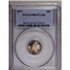 Image 3 : 	1875 10C PR67 Cameo PCGS. A Superb Cameo proof with mo 1875