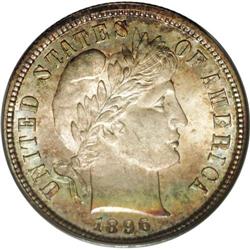 	1896-S 10C MS64 PCGS. The 1896-S, with a mintage of mo 1896-S