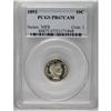Image 3 : 	1892 10C PR67 Cameo PCGS. This beautiful cameo has fan 1892
