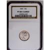 Image 3 : 	1893 10C PR68 S Cameo NGC. The portrait displays exce 1893