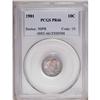 Image 3 : 	1901 10C PR66 PCGS. This glossy specimen displays vivi 1901