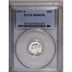 	1917-S 10C MS66 Full Bands PCGS. Blazing luster combin 1917-S