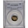 Image 1 : 	1924 10C MS65 Full Bands PCGS. Multicolored toning is 1924